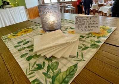Un généreux apéro offert par la commune du Le Mouret